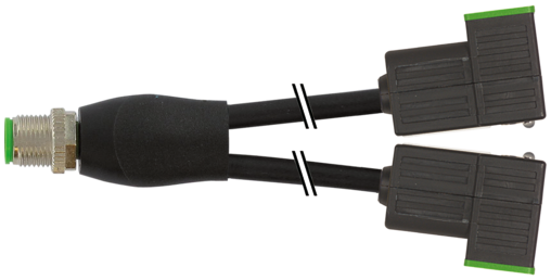 Y-Distributor M12 male/MSUD valve plug C-8mm small 