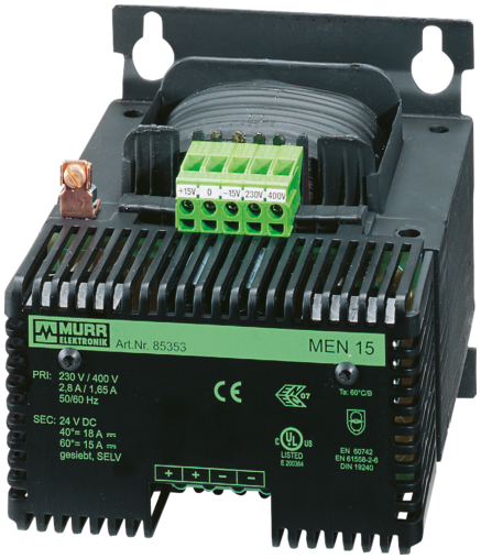 MEN POWER SUPPLY 1/2-PHASE, SMOOTHED 